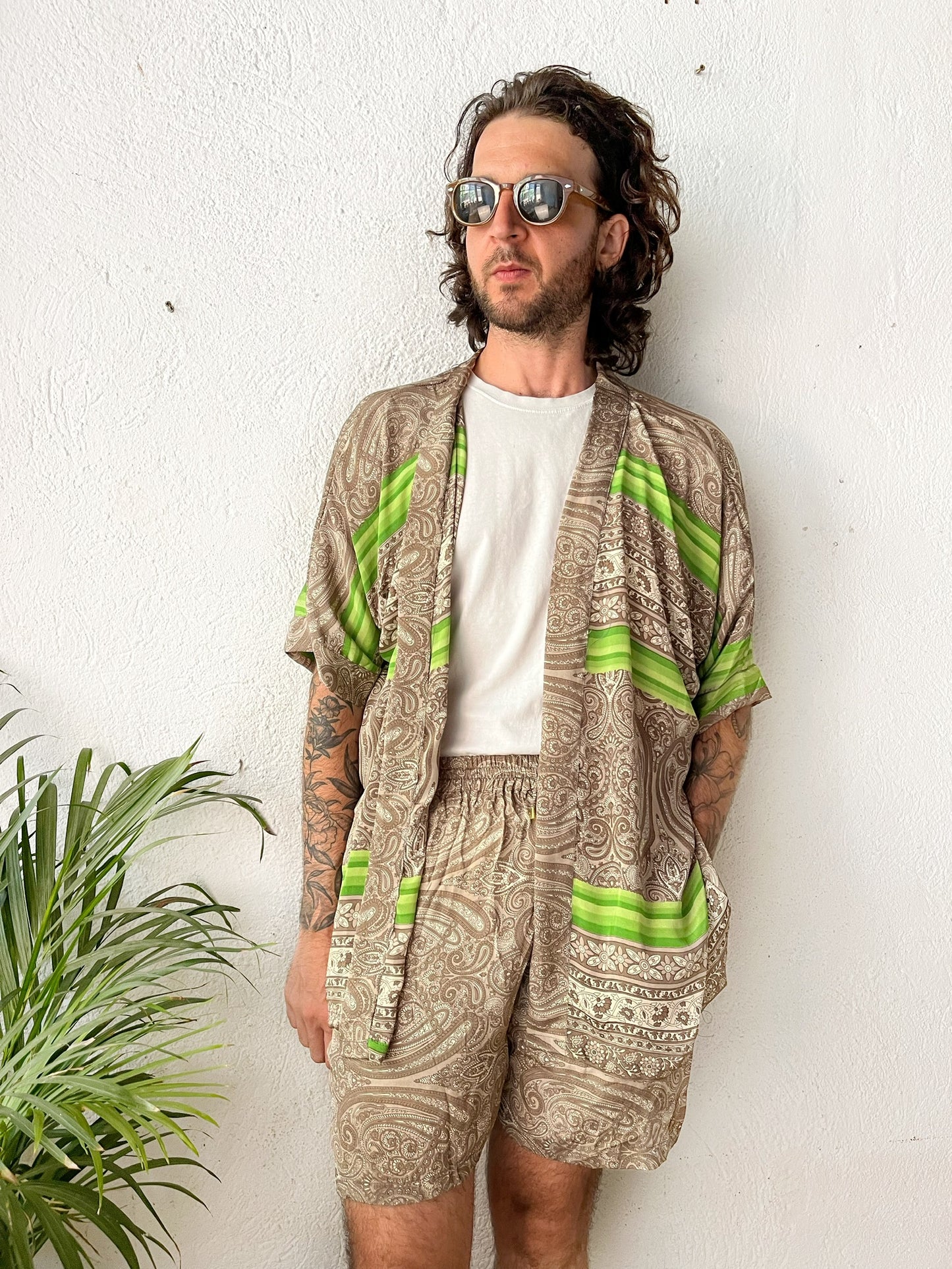 Osaka Set Kimono + bermuda Nº208