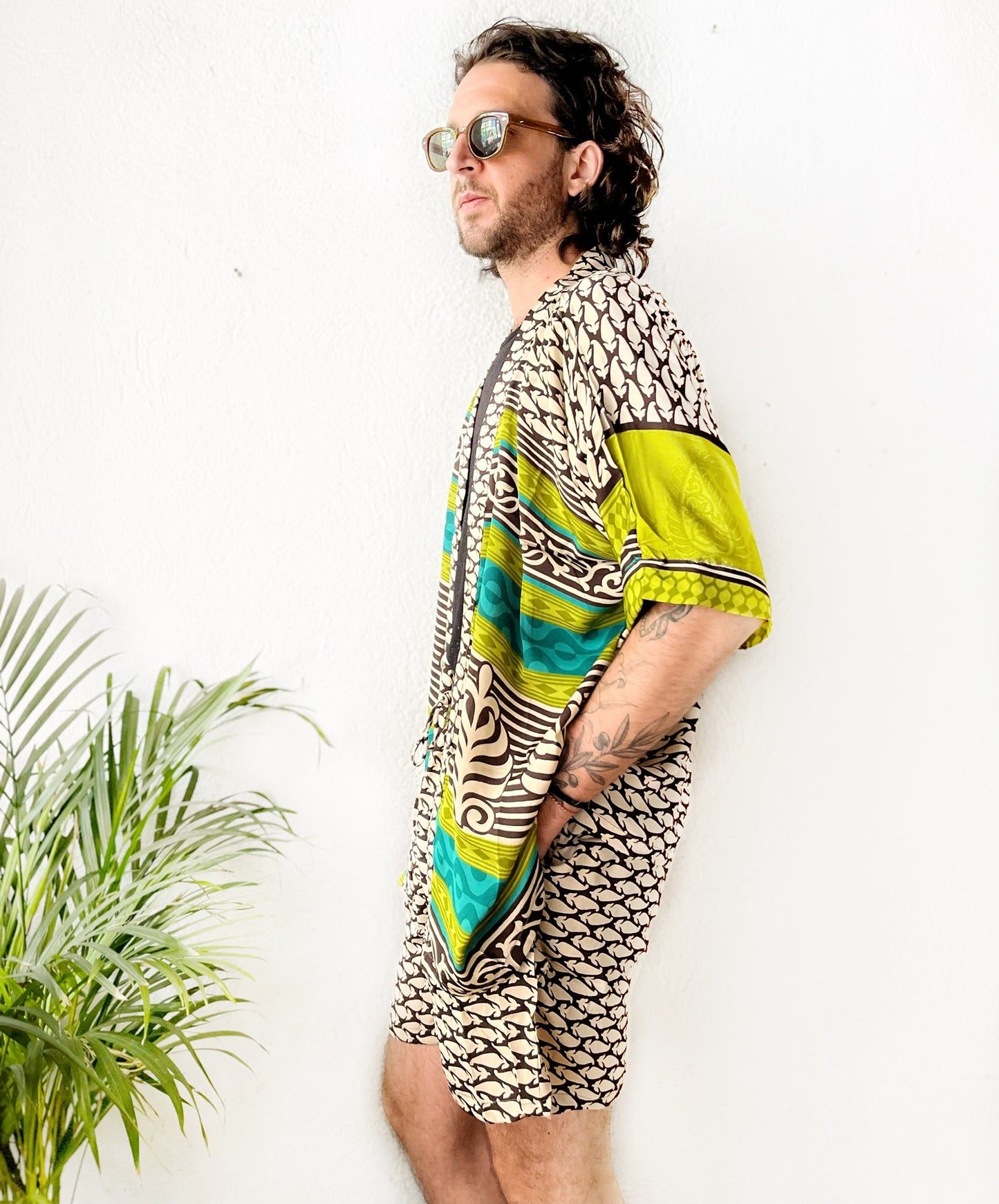 Osaka Set - Shirt + Short - Kimono N.º 210