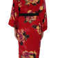 LAOS Red Magnolias Kimono