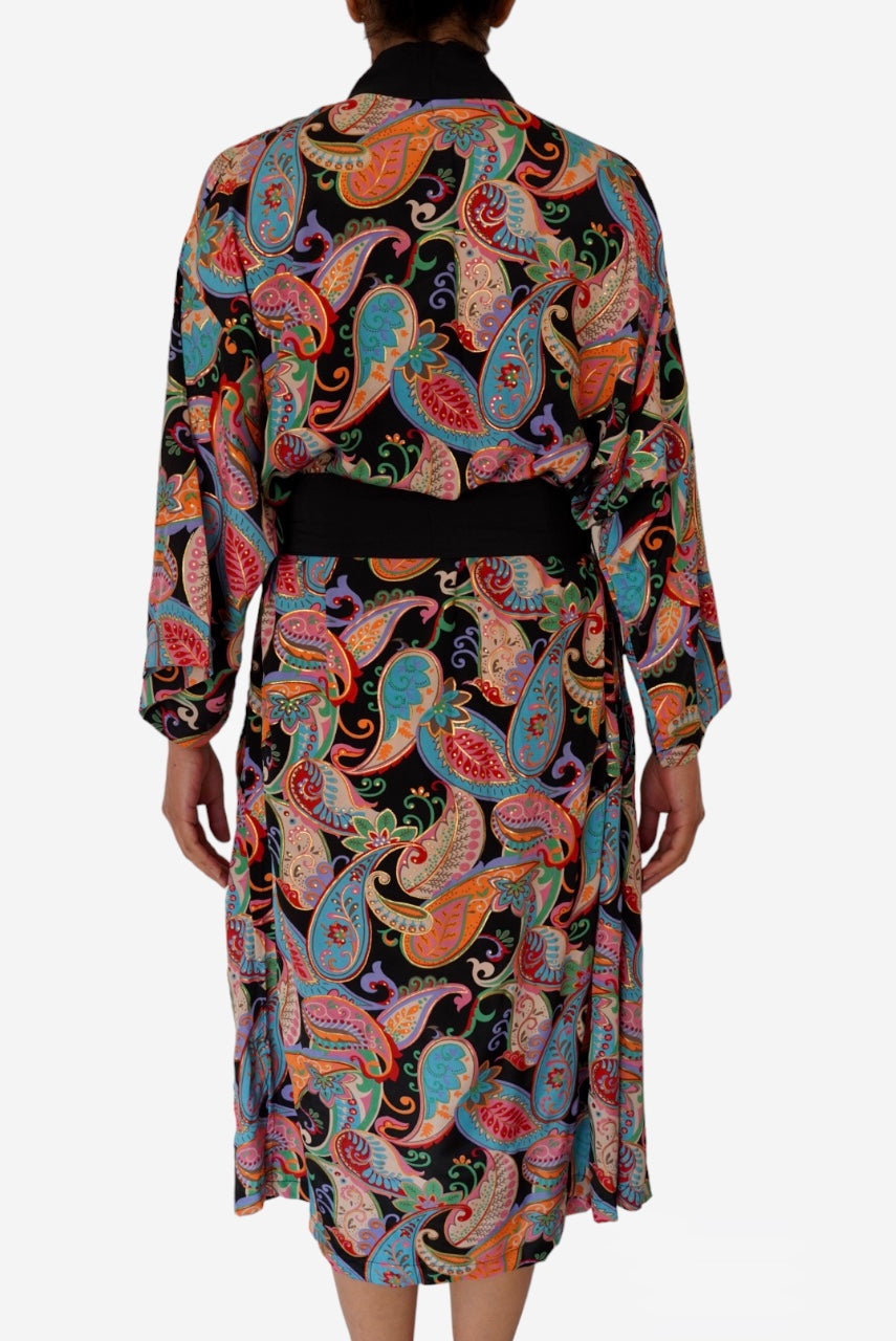 LAOS  Paisley Print Kimono